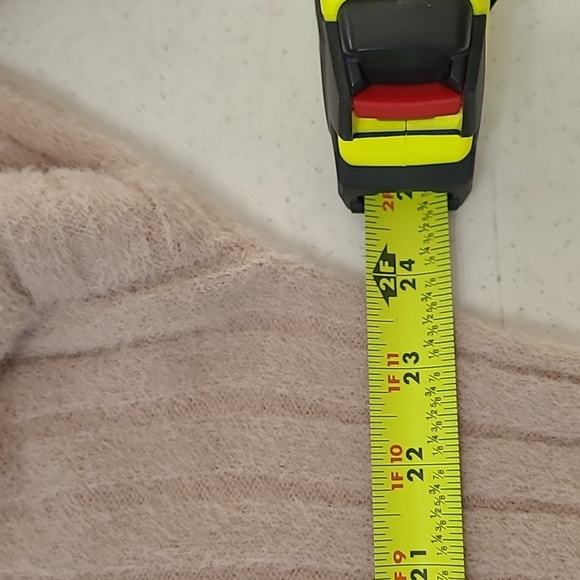 Aerie Soft Beige/Creamy Tan Oversized Ribbed Sweater size Small - Picture 9 of 10